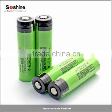 lithium ion NCR18650b 3400mah 3.7v battery cells rechargeable battery 18650 li battery from Soshine