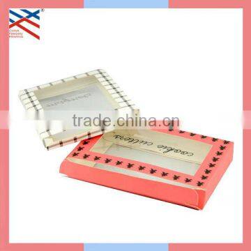 Paperboard Packaging Box with Clear PVC Window