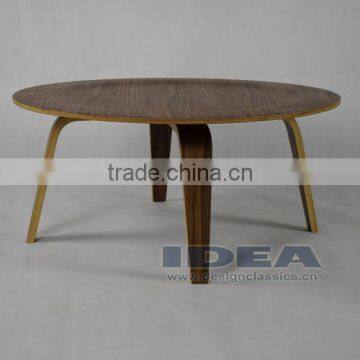 Replica Charles Plywood Coffee Table - Walnut photo-2