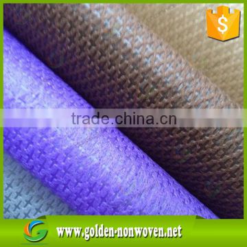 cross design tnt textile fabric non woven fabric/ manufacture nonwoven cambrelle shoe lining fabric nonwoven in roll                        
                                                Quality Choice