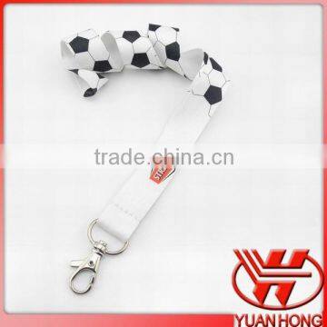 Best seller polyester sublimation lanyard with metal hook