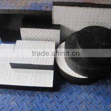 Laminated multi-layer rubber bearing pads