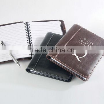 Office use A5 leather fIle folder in stock-HYFD003