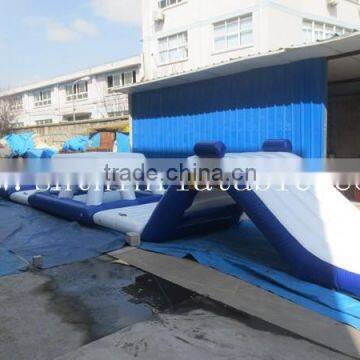 inflatable floating obstacle,water park equipment,inflatable water obstacle course