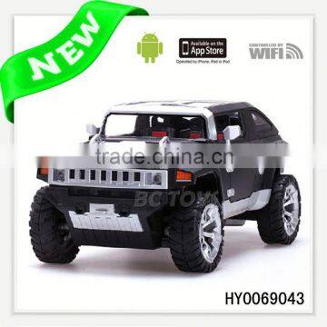 Hot sale 33cm 4ch wifi spy rc car with camera android app controlled toys/ HY0069043