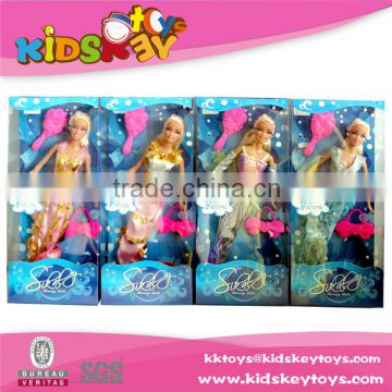 Hot sale promotion high quality fashion Princess Mermaid doll for baby dolls toys