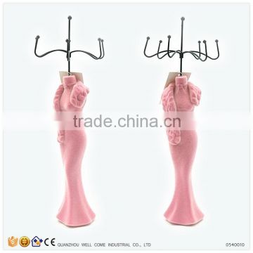 Resin Flocking Cheap Female Mannequin for Sale for Jewlery Display