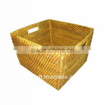 2015 New Product Rattan Basket For Home Decoration And Furniture