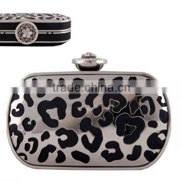 EV3032 Luxury fashion lady metal brass animal party bags