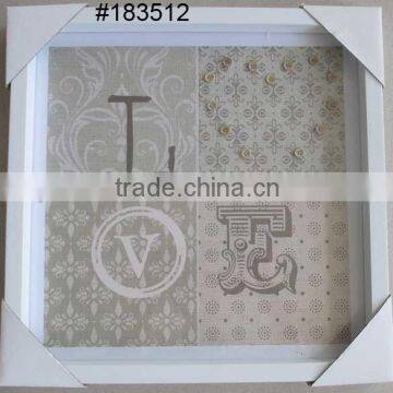 183512 PS picture Frame White 14x14in(Love)