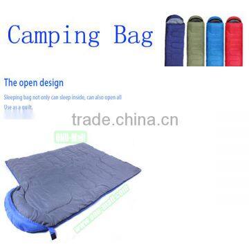 Free Sample Double Hollow Camping Sleeping Bag, 3 Season Portable Outdoor Sleeping Bag