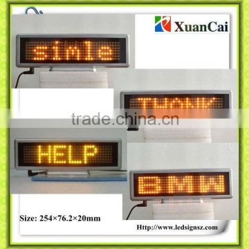 Yellow color P6-7*35Y LED display board manufacturers