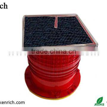 Low-intensity Solar Powered Aviation Obstruction Light