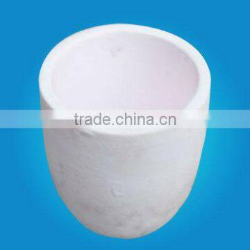 99.7% high purity alumina crucible for melting furnace