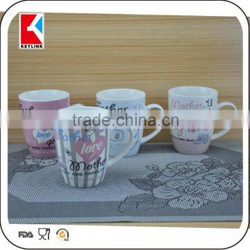 high quality new bone china cup custom logo printed magnesia porcelain mug