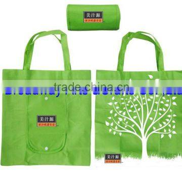 recycle advertisement shopping non woven bag with one color simple printing