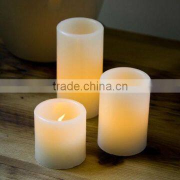 Flicker real wax candle light