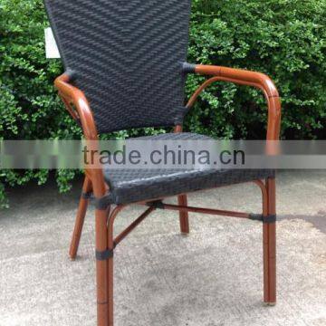 New design outdoor furniture bamboo frame armless rattan chair