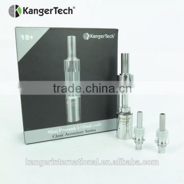 popular e cig kanger pyrex glass tube dual coil protank 3 mini clearomizer