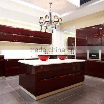 high quality laminate plywood kitchen cabinet/Professional kitchen cabinet Manufacturer