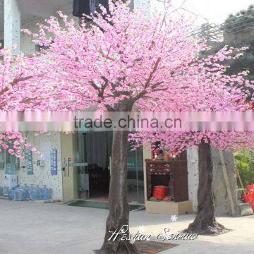 Popular sale artificial silk cherry blossom tree artificial tree for wedding decor
