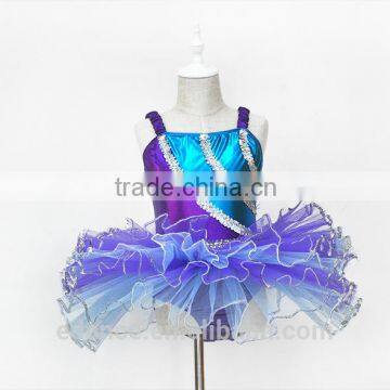 Childrens' ballet leotard with tutu for performance,Girls stage wear,ballet dress