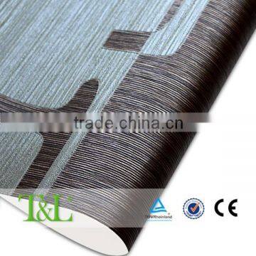 Waterproof decorative plastic wallpaper