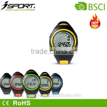 Alibaba Trade Assurance Shenzhen BSCI Factory Various Colors Exercise Watch Sports Wristband Waterproof Pedometer W284