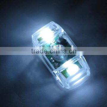 Waterproof Silicone Mini 2 Led Bike Tail Lights Bicycle Rear Light Set photo-5