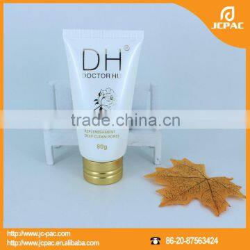 80g clean pores tube, pe tube for whitening facial mask