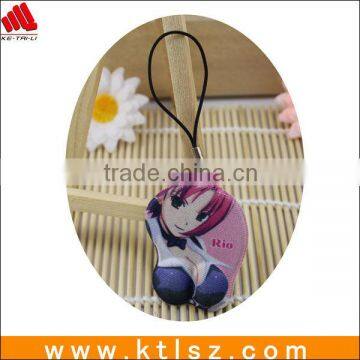 Fashionable 3D Sexy Girl Silicone Small Pendant