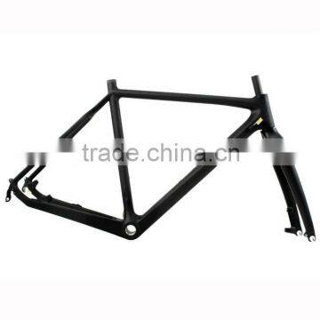 High quality carbon fiber cyclo-cross bicycle frameset cyclocross bike frameset Disc brake bicycle frameset, Include Frame, Fork