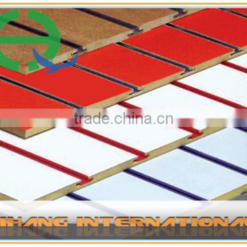 high quality slatwall/slatwall display/slotted wall