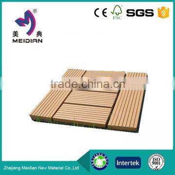 Eco-friendly Anti-slip DIY wpc floor tiles colour