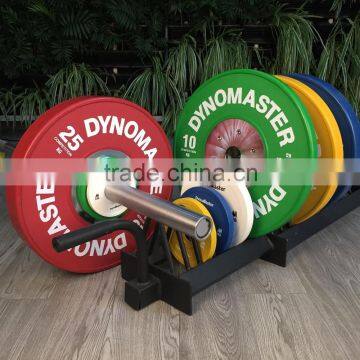 Durable Crossfit rubber bumper plate Gym weightlifting barbell plate
