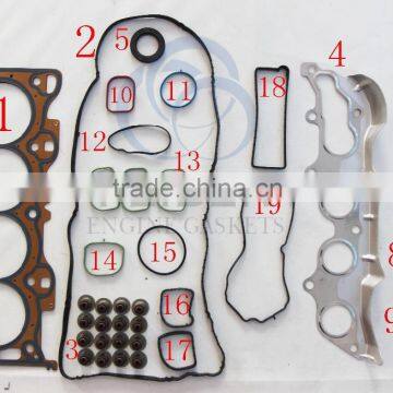 Direct sales from factory complete engine gasket kit set for L5 OEM NO 8LL3-10-271