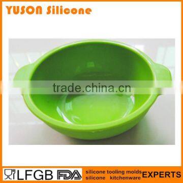 Food grade BPA free silicone baby feeding bowl