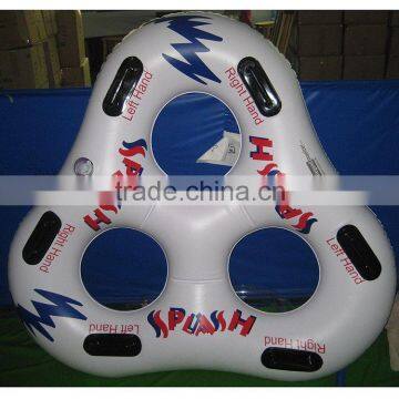 custom design 3 person inflatable snow tube