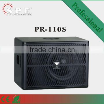 SPE Audio, Loudspeaker Box, PR-110S 400W 10 inch mini speaker subwoofer, compact cabinet