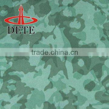 camouflage pattern PU artificial leather in China leather manufacturers