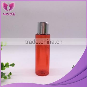 100ml red plastic lotion bottles