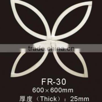 FR30 PU wall plaques/wall roof trimps/Decorative PU moulding