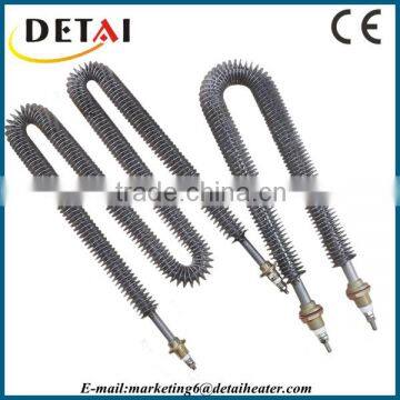 High thermal efficiency stainless finned tubular heater with CE approval