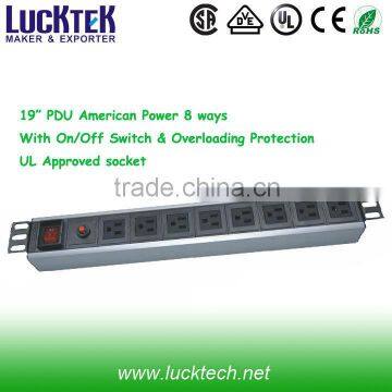 19" power distribution unit American Type UL