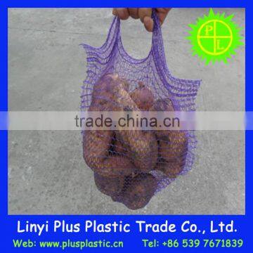 Sack Drawstring Bag Mesh Raschel Mesh bags,15Kg Potatoes Bag