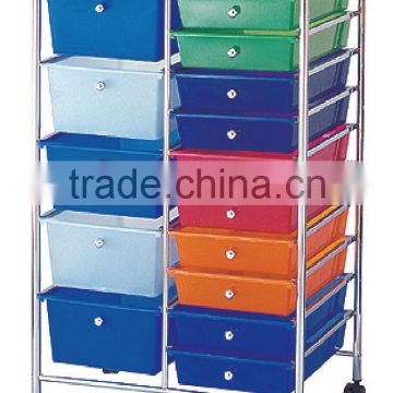 15 Drawer Colorful Storage Cart