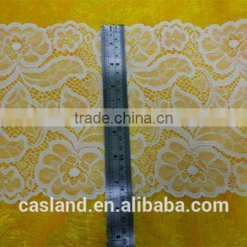 2016 New Arrival White Stretch Lace Fabric (Y430HX)