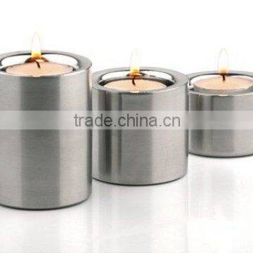 Tea Light Candle Holder with Stainless Steel