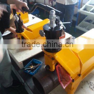 Electro-hydraulic rolling groover for steel pipes