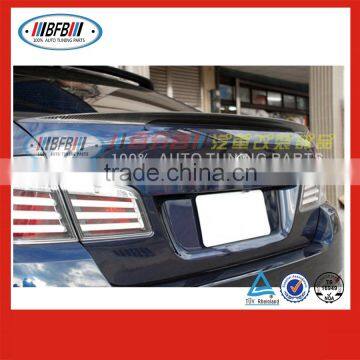 China factory black carbon P Style 5 series rear trunk spoiler wing FOR BMW F10 2013